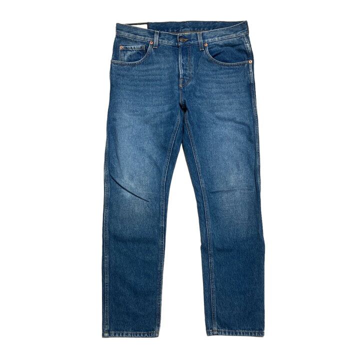 楽天市場】【中古】GUCCI ウォッシュドデニム テーパードパンツ デニム 