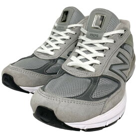 【中古】NEW BALANCE　M990GL5スニーカー靴 グレー サイズ：US9(27cm) 【200524】（ニューバランス）