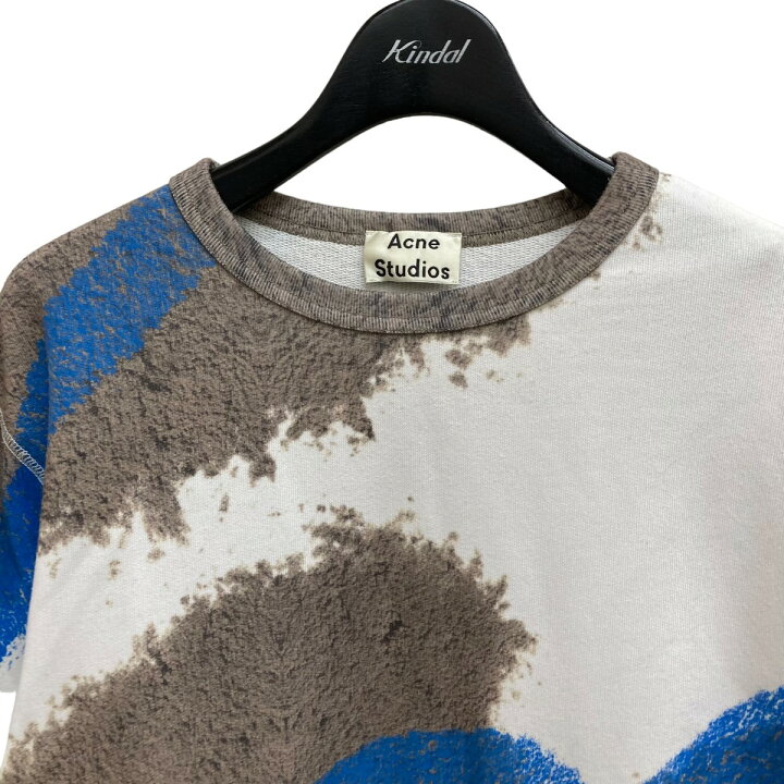 楽天市場】【中古】ACNE STUDIOS スウェット ホワイト×グレー×ブルー 