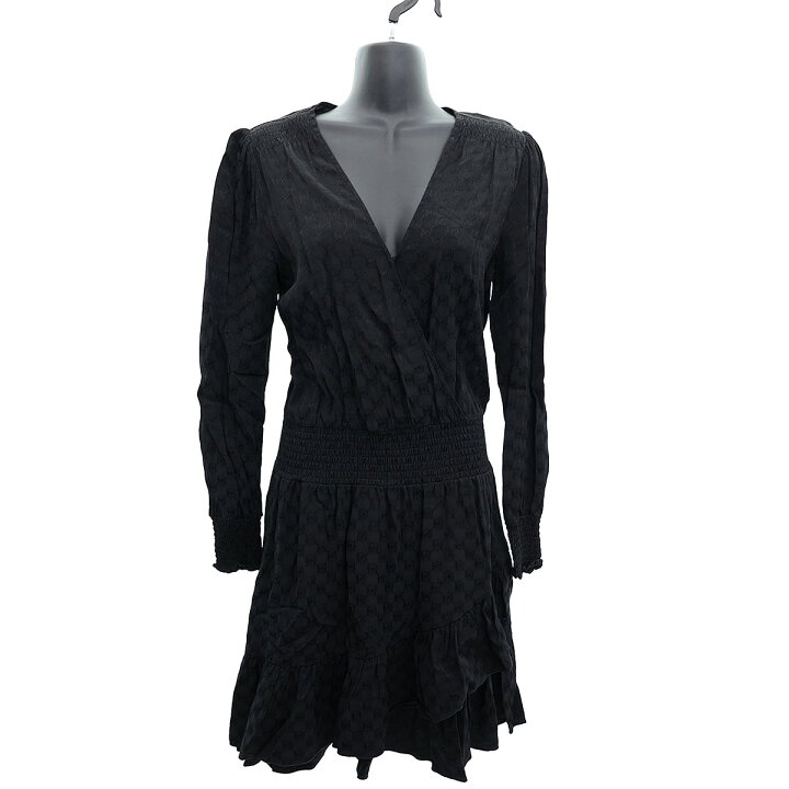 楽天市場】【中古】MICHAEL KORS Logo Jacquard Ruffled Dress ロゴ  