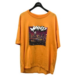 【中古】MINDSEEKER　City Graffiti Short Sleeve Tee プリントTシャツ MS-20SS-25 オレンジ サイズ：L 【220524】（マインドシーカー）
