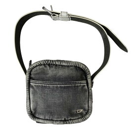 【中古】DIESEL　ダークウォッシュデニム ハンドバッグ ハンドバッグ グレー 【220524】（ディーゼル）