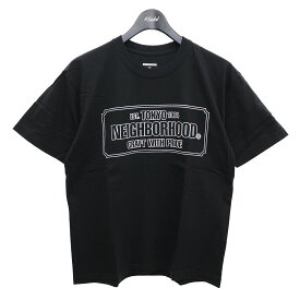 【中古】NEIGHBORHOOD　CRAFT WITH PRIDE プリントTシャツ ブラック サイズ：XS 【220524】（ネイバーフッド）