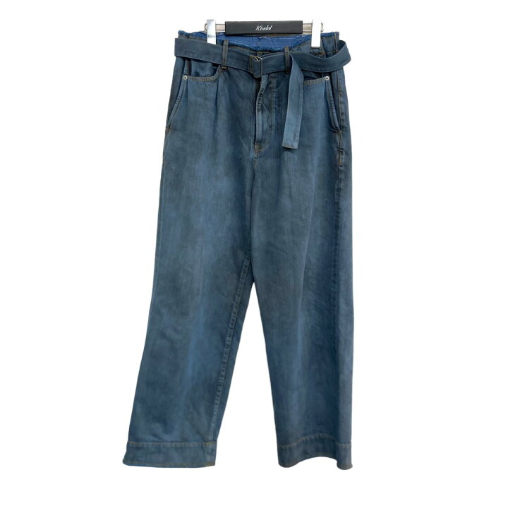 楽天市場】【中古】YOKE24SS BELTED WIDE-LEGGED DENIM TROUSERS 
