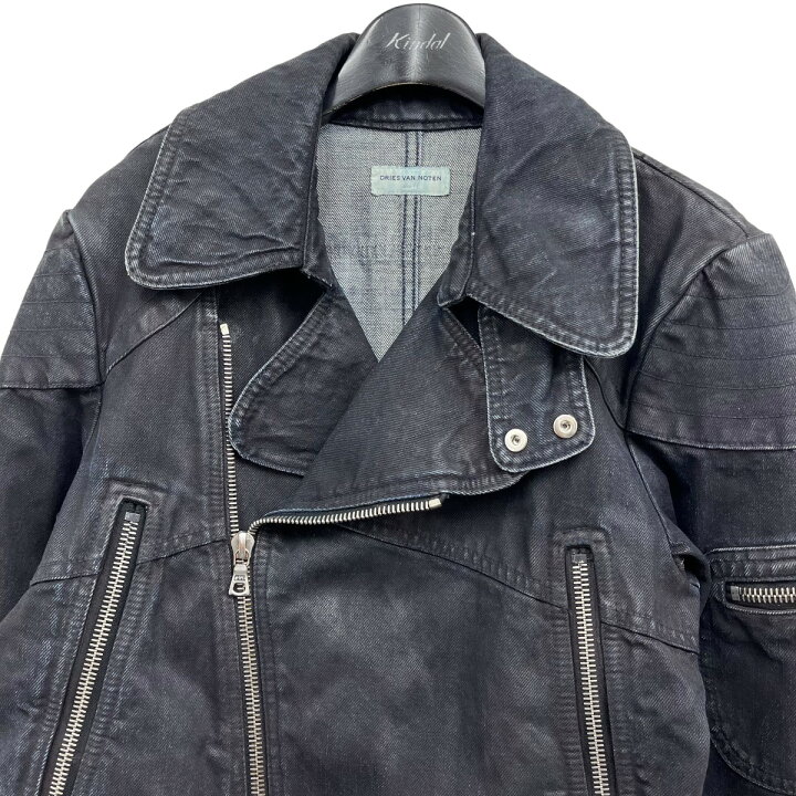 楽天市場】【中古】DRIES VAN NOTEN デニムライダースジャケット  