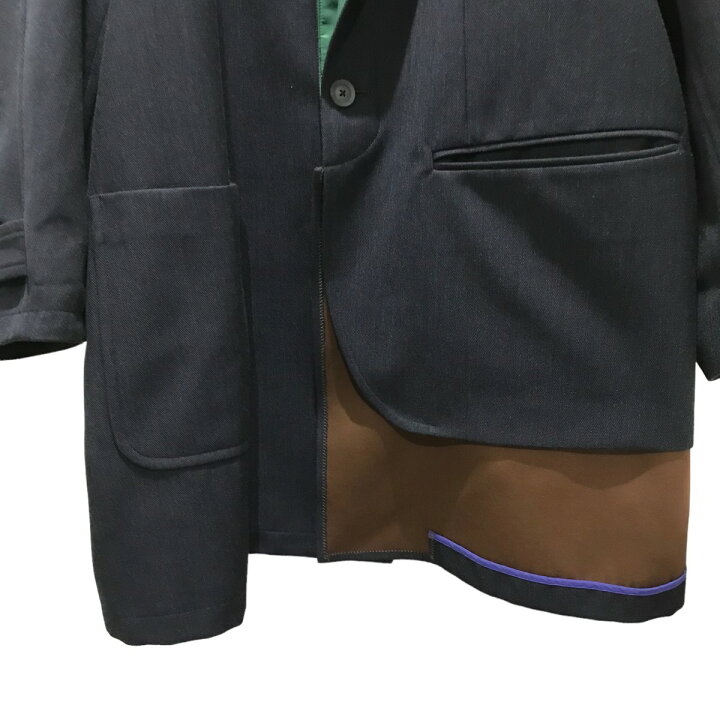 楽天市場】【中古】KOLOR 23AW ドッキングコート 23WCM-C04108 