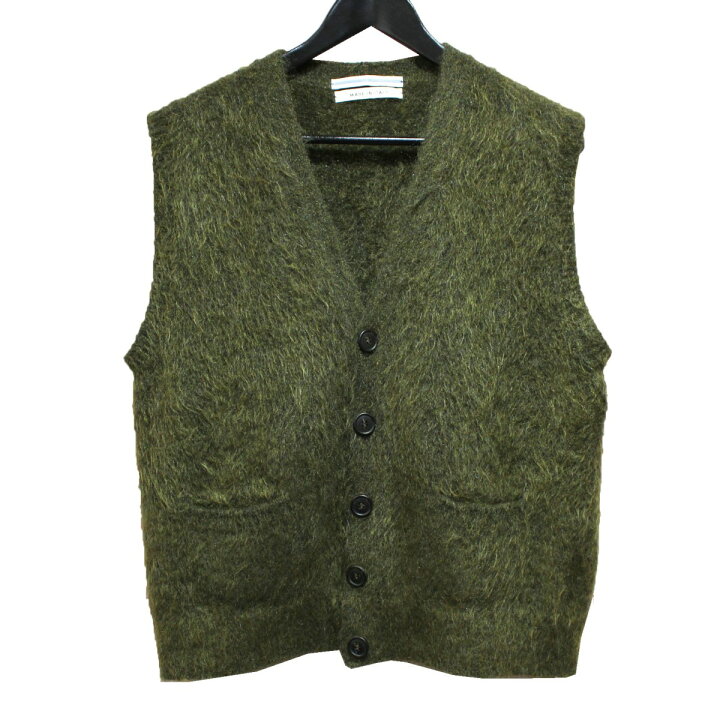 楽天市場】【中古】Cristaseya 22AW ウールニットベスト グリーン  