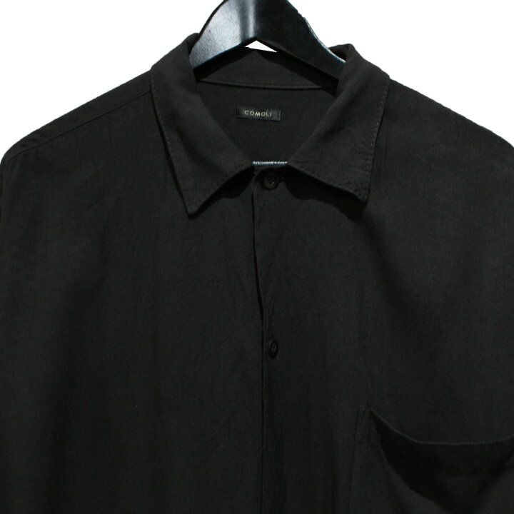 楽天市場】【中古】COMOLI 24SS レーヨン オープンカラーシャツ 長袖 