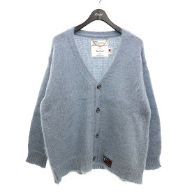 【中古】DAIRIKU　Molly Mohair Knit Cardigan　モヘアニットカーディガン 21AW K-4 スカイブルー サイズ：Free 【230524】（ダイリク）