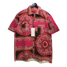 【中古】sacai　22SS Bandana Print Shirt バンダナプリントシャツ 22-02690M レッド サイズ：2 【230524】（サカイ）