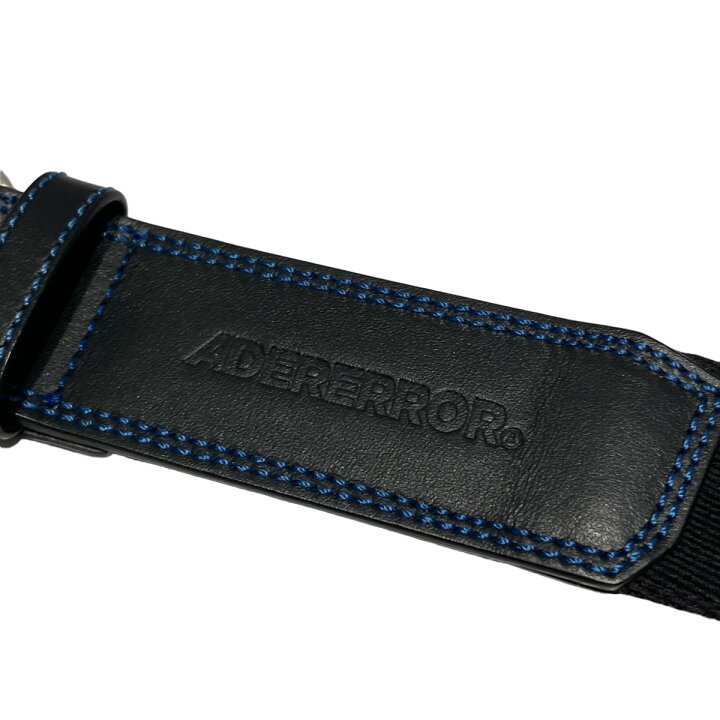 楽天市場】【中古】ADER error レザーパッチ ベルト ブラック 【230524 