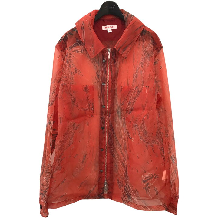 楽天市場】【中古】MASU 「22AWZIP-UP MARBLE BANDANA SHIRT 