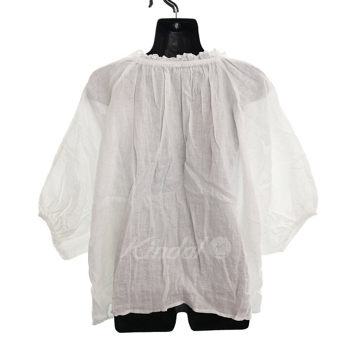 楽天市場】【中古】nest Robe 23SS リネン Vネックフリルブラウス WEB 