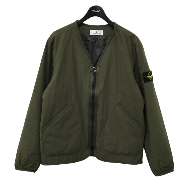 楽天市場】【中古】STONE ISLAND23AW NO COLLAR JACKET ノーカラー 