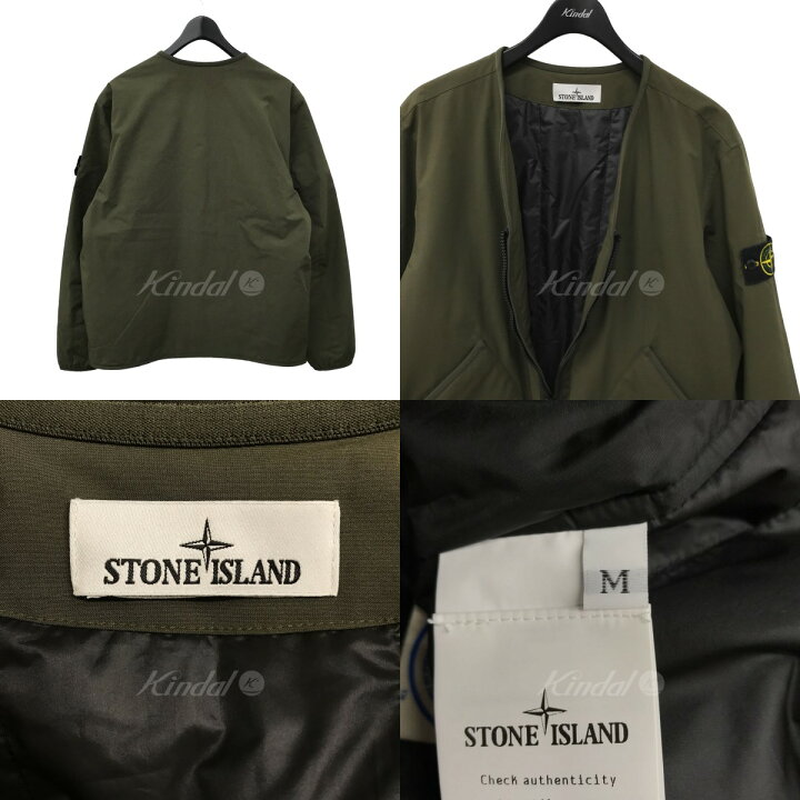 楽天市場】【中古】STONE ISLAND23AW NO COLLAR JACKET ノーカラー 