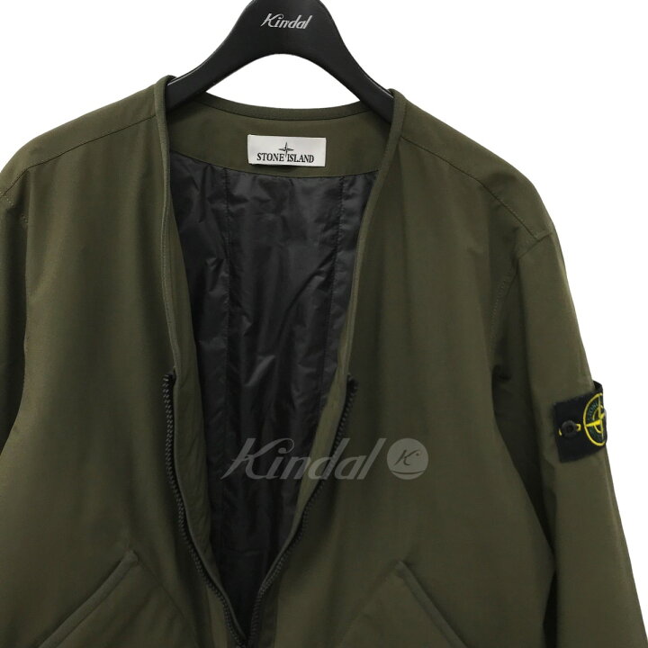 楽天市場】【中古】STONE ISLAND23AW NO COLLAR JACKET ノーカラー 