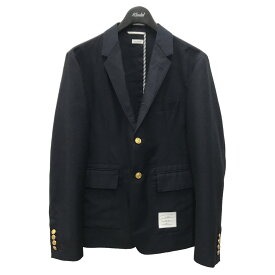 【中古】Thom Browne　紺ブレ 金ボタン ブレザー MJU080AW7799 ネイビー サイズ：0 【240524】（トム・ブラウン）