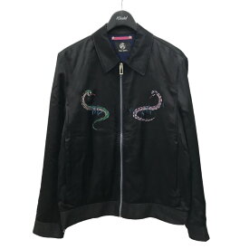 【中古】Paul Smith　EMBRODERED SOUVENIR JACKET スーベニアジャケット 172113 523R ブラック サイズ：L 【240524】（ポールスミス）