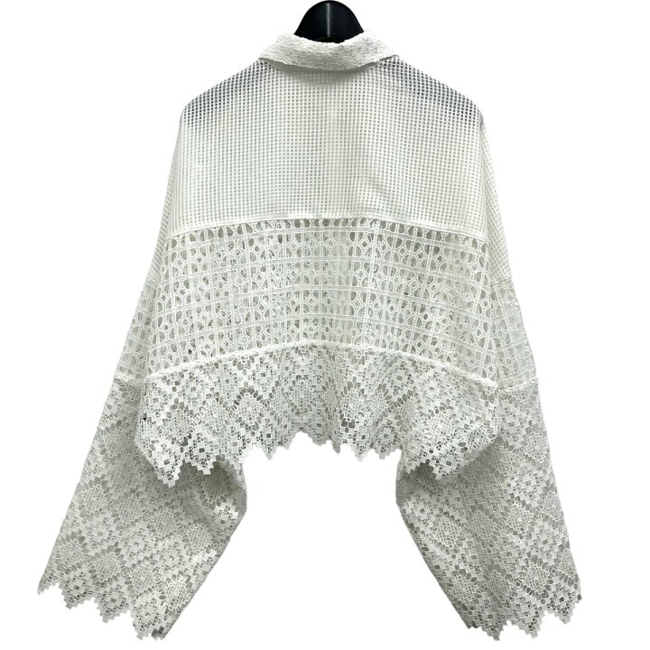 楽天市場】【中古】LE CIEL BLEU 2023SS Paneled Lace Cropped Shirt  