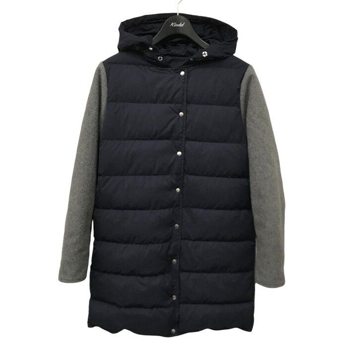 楽天市場】【中古】LACOSTE ウール切替ダウンコート F70018 ネイビー 