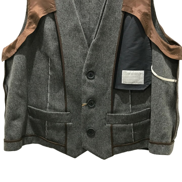楽天市場】【中古】KOLOR 23AW インサイドアウトオーバージレ紺 ウール 