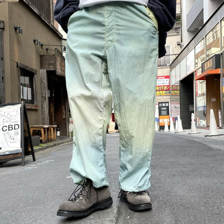 楽天市場】【中古】YOKE 23SS Spray Printed Military Wide Easy Pants 
