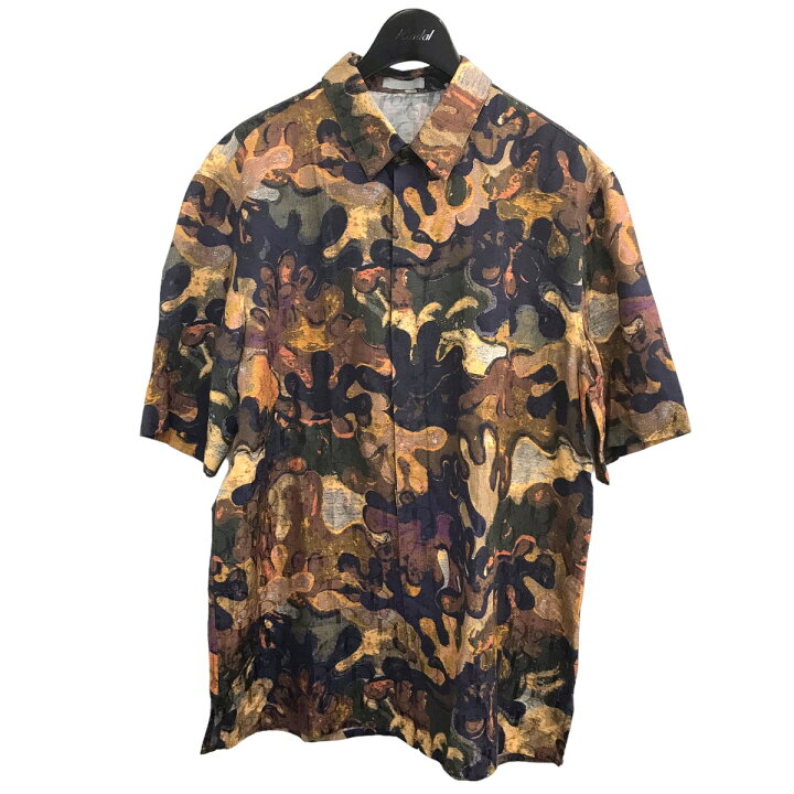 楽天市場】【中古】DIOR×PETER DOIG 半袖オブリークシルクシャツ  