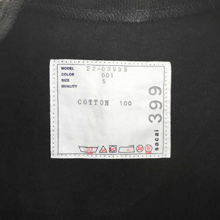楽天市場】【中古】sacai 2022SS「Film Crew T-Shirt」 DOUBLE 