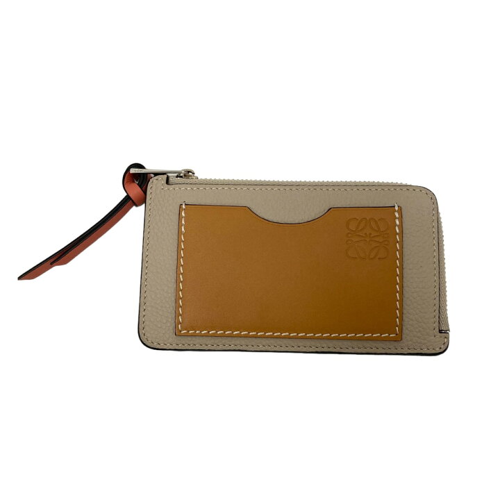 楽天市場】【中古】LOEWE コインカードホルダー カードケース ベージュ  