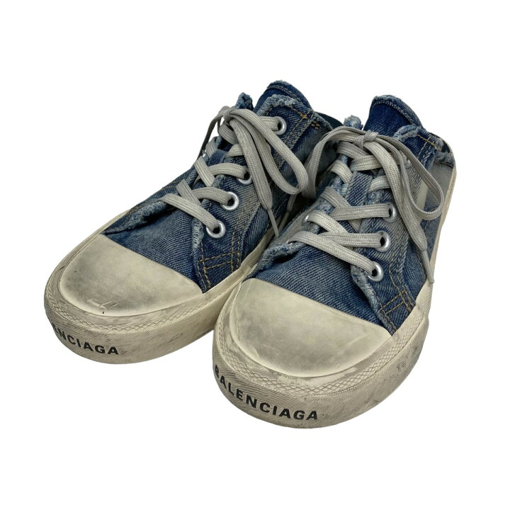 楽天市場】【中古】BALENCIAGA denim slippers ミュール 693953 