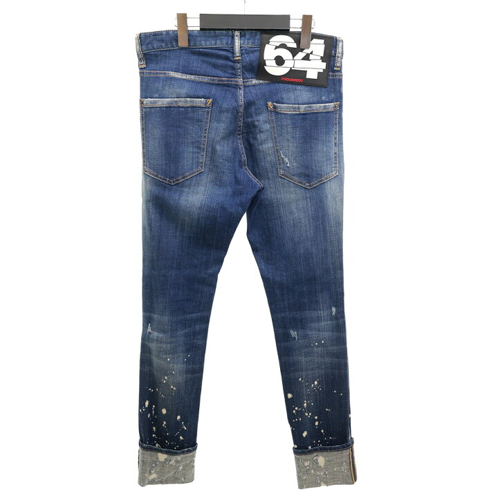 楽天市場】【中古】DSQUARED2 ダメージ／ブリーチ加工ジーンズ 