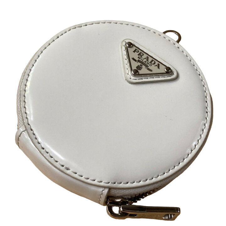 楽天市場】【中古】PRADA ラウンドコインケース ホワイト 【250524 