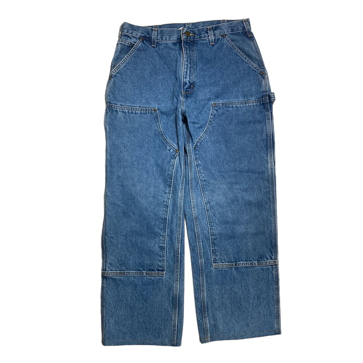 楽天市場】【中古】CarHartt ウォッシュド ロガーダブルニーペインター 