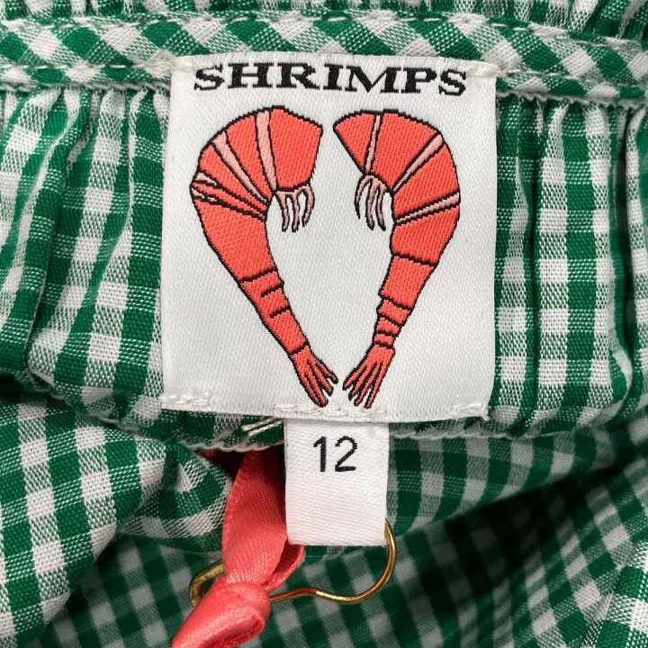 楽天市場】【中古】SHRIMPS キャミソールチェックワンピース グリーン 