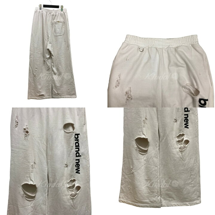 楽天市場】【中古】doublet 23SS｢DESTROYED SWEAT PANTS｣ダメージ加工 