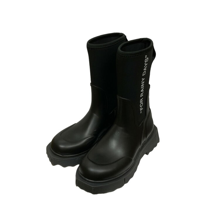 楽天市場】【中古】OFFWHITE サイドゴアブーツ OWIE016C99MAT0011001 