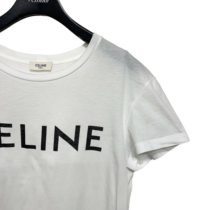 楽天市場】【中古】CELINE X237370E プリントTシャツ ホワイト サイズ  