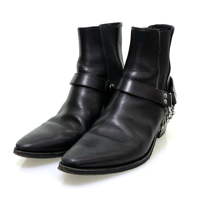 楽天市場】【中古】CELINEカマルグバイカーチェルシーブーツ NI0250 