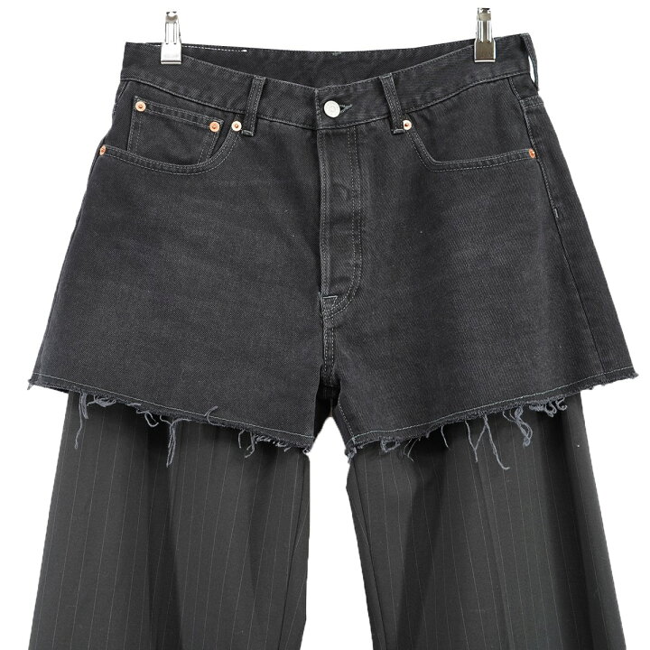 楽天市場】【中古】MM6 Maison Margiela23AW MM BLACK DENIM STRIPED 