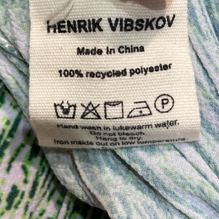 楽天市場】【中古】Henrik Vibskovプリーツ ワイドパンツ グリーン  