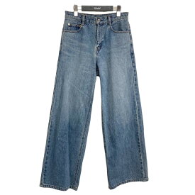 【中古】Deuxieme Classe　24SS 「Loose Jeans」 ワイドデニムパンツ 24030500803010 インディゴ サイズ：36 【260524】（ドゥーズィエムクラス）