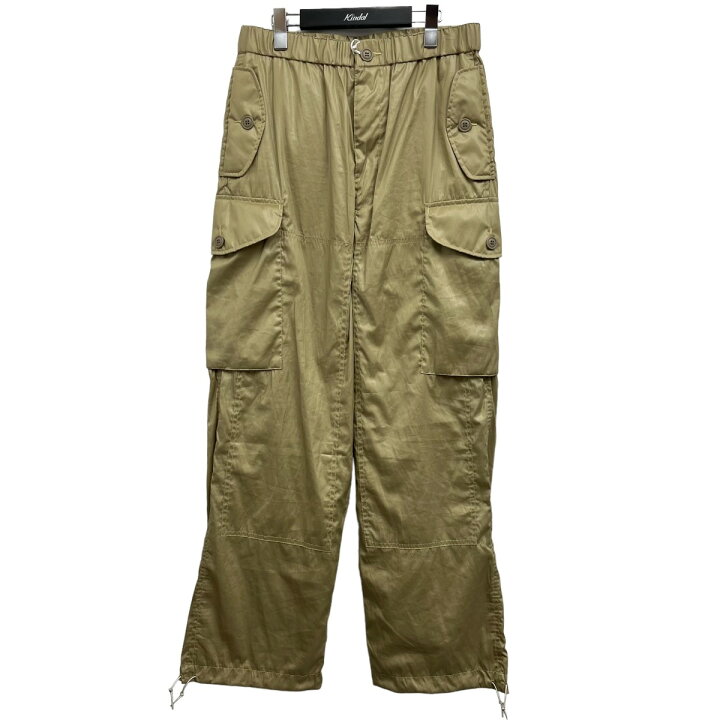 楽天市場】【中古】YOKE 2024SS LEATHER LIKE POLYESTER CARGO PANTS 