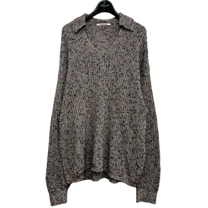 楽天市場】【中古】AURALEE 2023SS COTTON SLUB MIX TOP YARN RIB KNIT 
