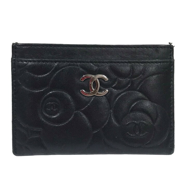 楽天市場】【中古】CHANEL カードケース 名刺入れ パスケース カメリア 