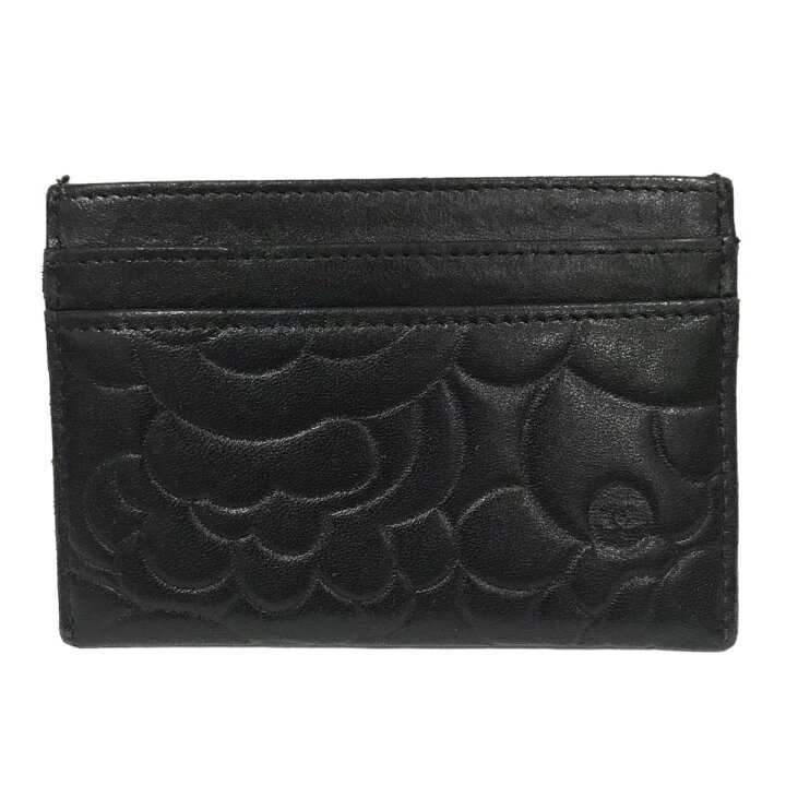 楽天市場】【中古】CHANEL カードケース 名刺入れ パスケース カメリア 