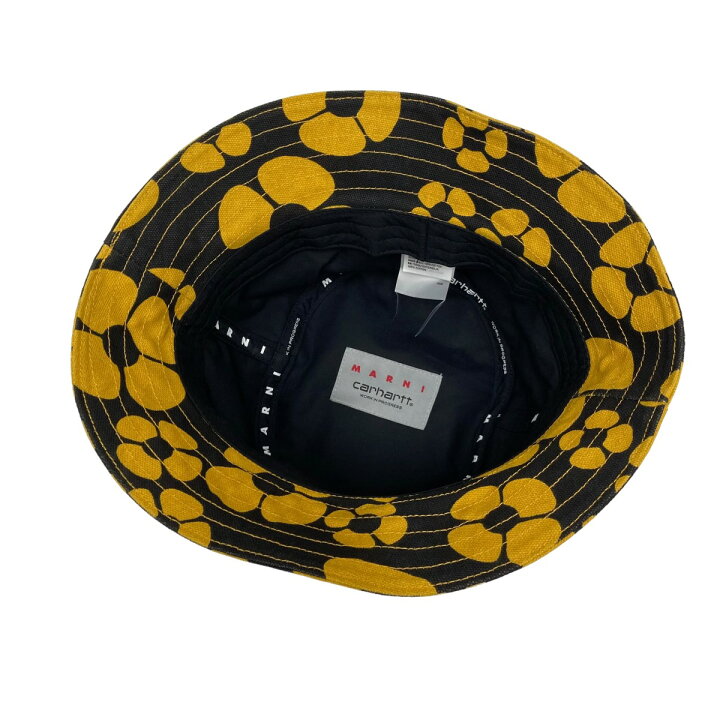 楽天市場】【中古】MARNI×CarHartt バケットハット イエロー×ブラック 
