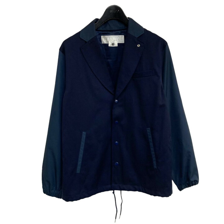 楽天市場】【中古】GANRYU 13AW コーチジャケット EL J009 ネイビー  