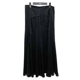 【中古】Y’s　ロングスカート YO-S15-501 ブラック サイズ：3 【280524】（ワイズ）
