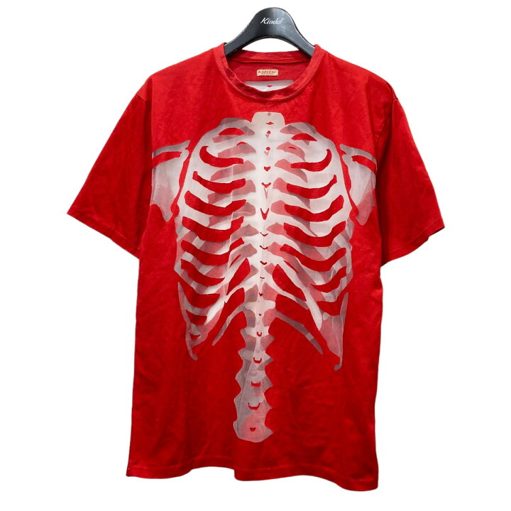 楽天市場】【中古】KAPITAL スケルトンBONETシャツ K2207SC819 レッド  