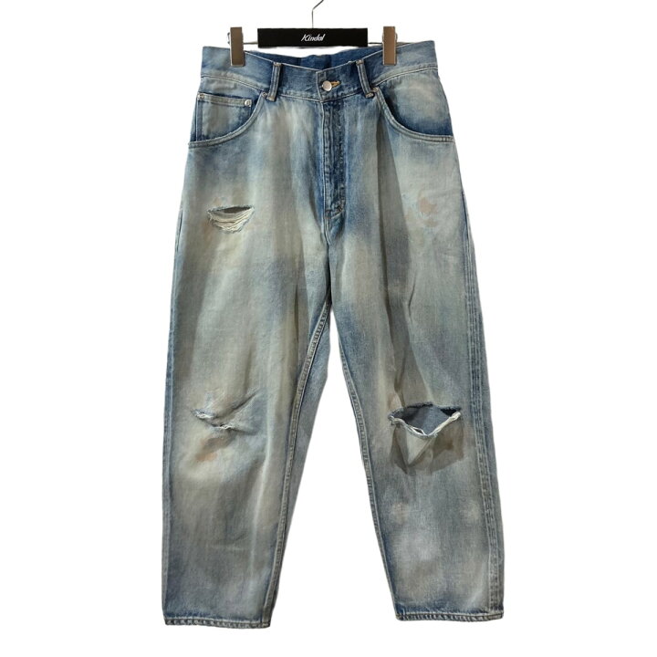 楽天市場】【中古】ANCELLM SELVEDGE TAPERED 5P DENIM PANTS ダメージ 